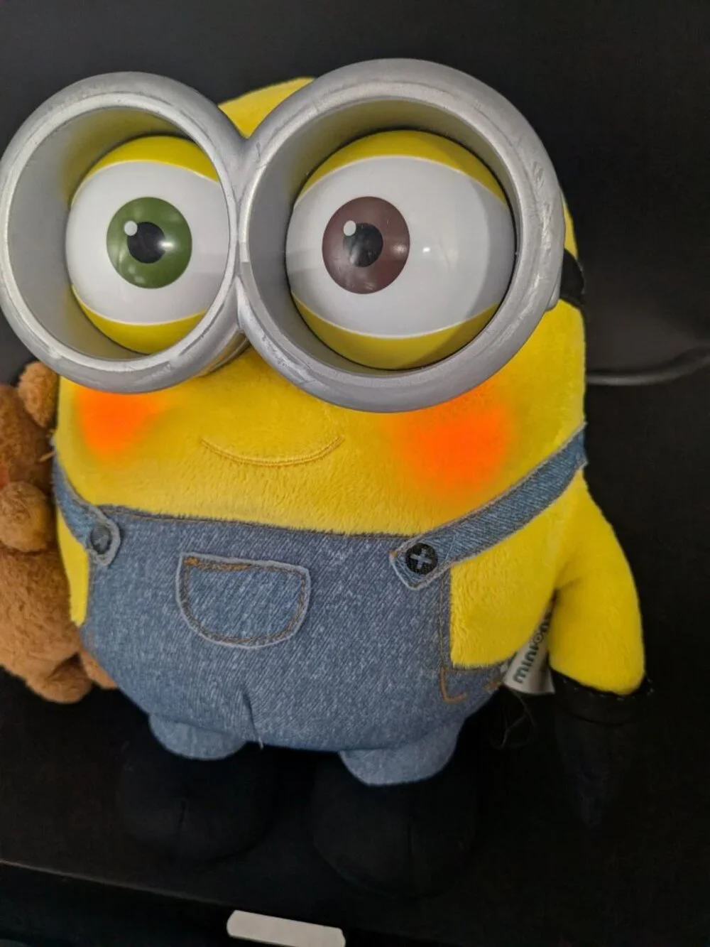 Universal Studios Bob Minions Light Up Talks Plush W/ Teddy Bear Illumination 9